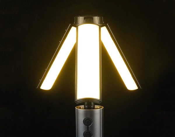 Lampa turystyczna latarka kempingowa wielofunkcyjna teleskopowa led namiot