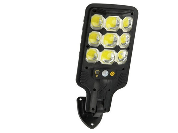 Cob outdoor solar street lamp with motion and dusk sensor + remote control