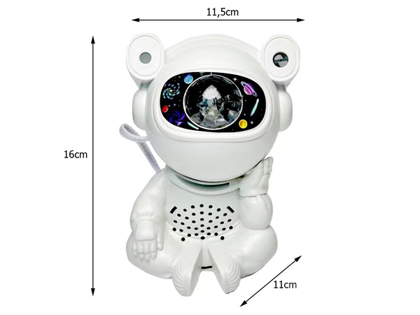 Star projector astronaut öösel valguse projektor beebi ruumi kaugjuhtimispult