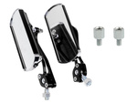 Motorrad spiegel aluminium leicht m10 halterung mit adapter für m8