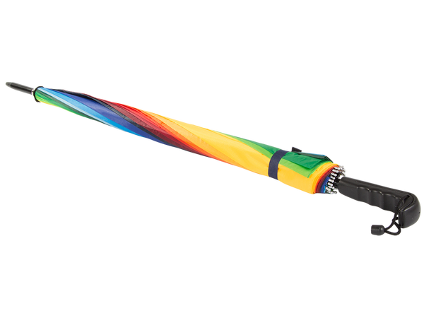 Grosser regenschirm regenbogen regenschirm stabil automatisch