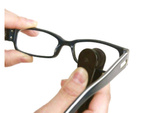 Limpiador de gafas llavero como un paño micro