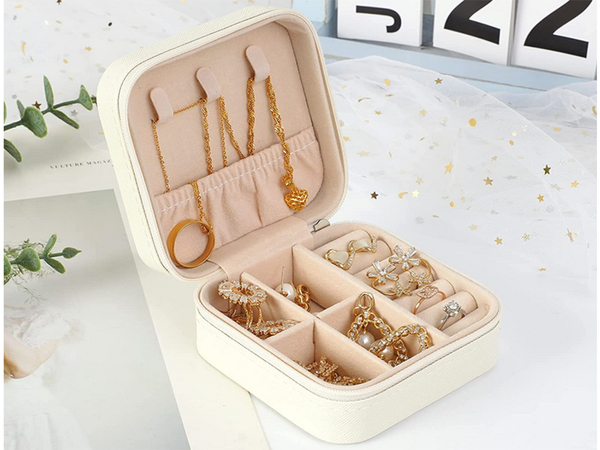 Шкатулка-органайзер для ювелирных украшений шкатулка на молнии