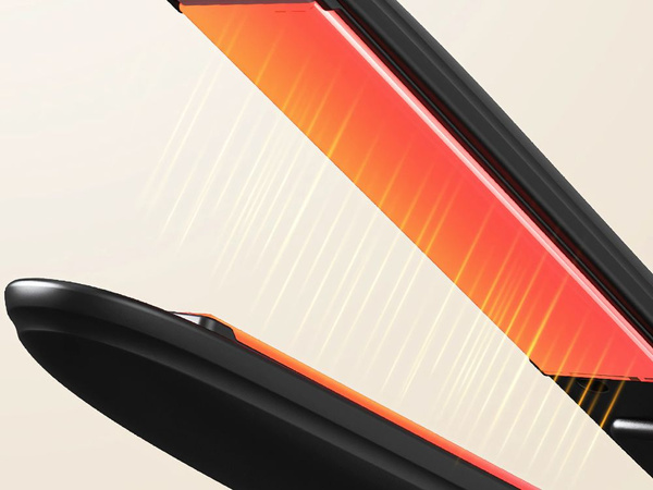 Keramická žehlička na vlasy s nastavitelnou funkcí 2v1 kulmuje a narovnává vlasy 140-220 °c