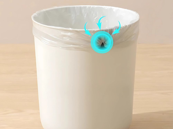 Mini cesto de basura perro para habitación infantil 2l click pequeño práctico