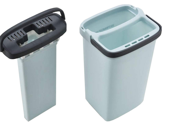 Ploski mop z ožemalnikom dvokomorni talni mop 3x blazinice