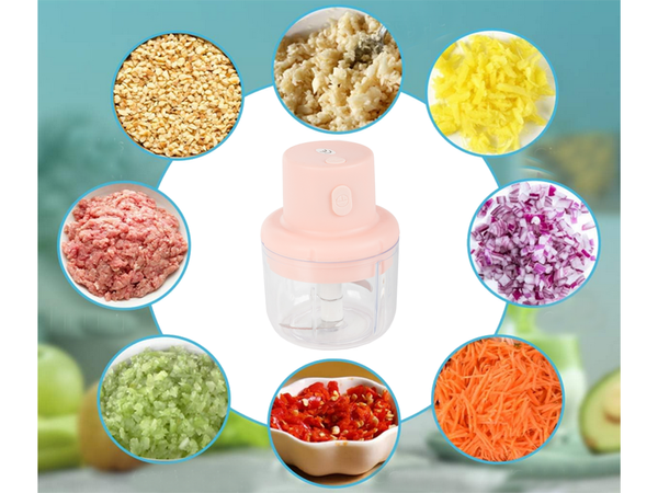 Electric garlic vegetable chopper