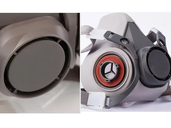 MASQUE DE PEINTURE DEMI-MASQUE DE PROTECTION ANTI-POUSSIÈRE FILTRES CARTOUCHES 6200