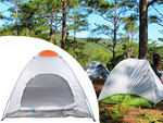 2 személyes kemping sátor szúnyoghálós könnyű borítással