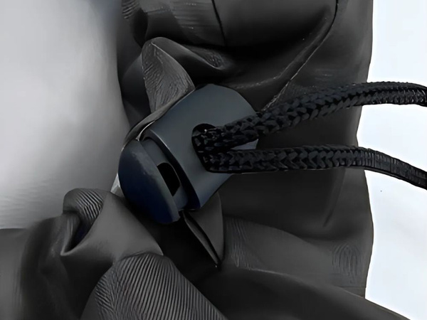 TOURIST MUMMY SLEEPING BAG WITH COVER LEKK WARM CAMPING BIVOUAC BLACK