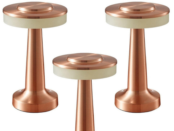 Nakts gaismas galda pieskārienu lampa 3 soļu guļamistabas lampa bezvadu