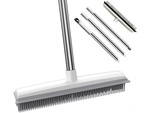 Escoba de goma de silicona para barrer con mango metálico 120 cm