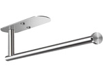 Toallero de cocina adhesivo metal plata loft