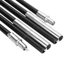 Panneau de restrait de tente pliant 6 segments 8mm 340cm 2 paquets