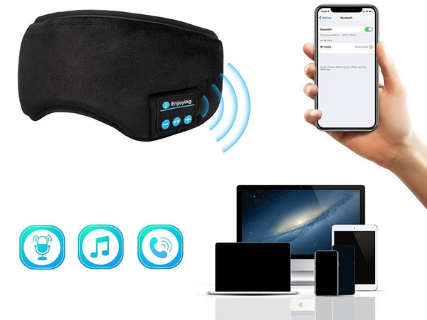Antifaz para dormir auriculares bluetooth antifaz