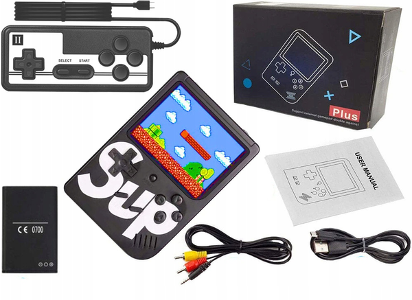 Retro mini consola portatil 400 juegos 3.0 tv game box juegos mando a distancia pad