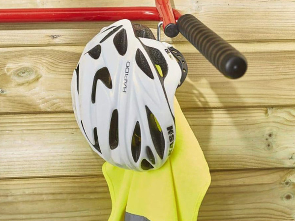 Gancho colgador doble portaherramientas taller bicicleta al garaje