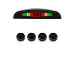 Rear rear parking sensors set 4x sensor lcd display