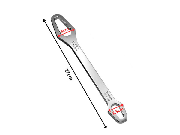 Klucz płaski uniwersalny dwustronny 8-13mm 14-22mm do śrub nakrętek