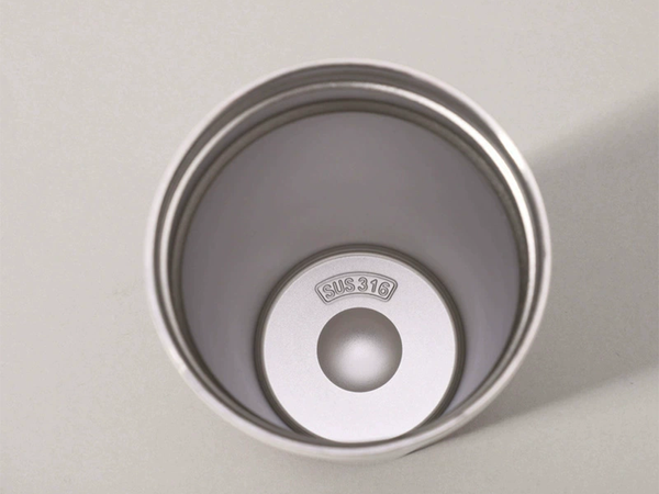 Cana termică de 530 ml cu pai și mâner din oțel, termos pentru băuturi reci și calde