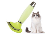 Peine recortador cepillo doble cara elimina pelo corto pelo largo perro gato