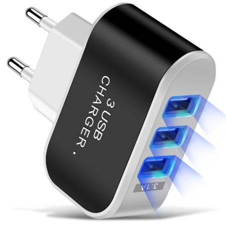 Kõrghooline 5w 3 x usb pikalaadimine 3.0 universaalne laadija 3.1a