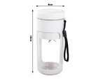 Blender portabil USB fără fir pentru smoothie, tocător de gheață, curea