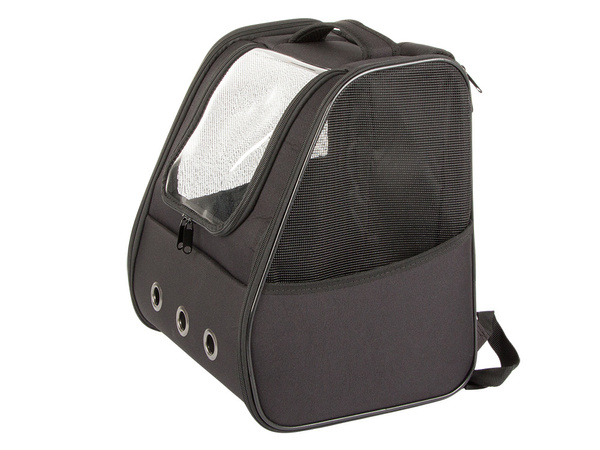 Bolsa de transporte mochila para gato perro conejo ventana trasera ventilada