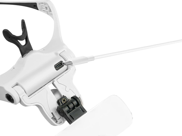 Naglavna lupa s 4 led diodami 3,5 precizna naglavna luč profesionalna