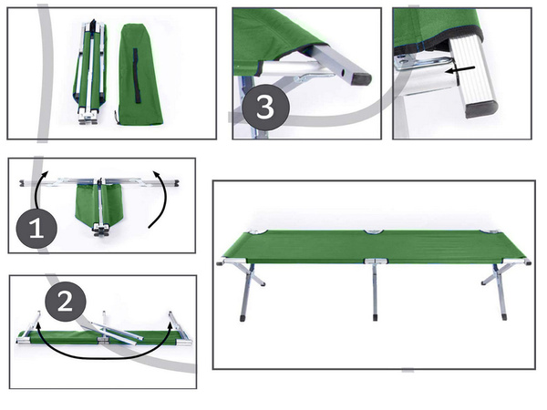 Klappbett kanada tourist set camping outdoor