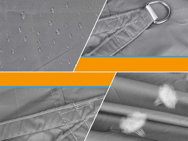 Sunshade téglalap alakú kerti vízálló vitorla 4x3m napellenző