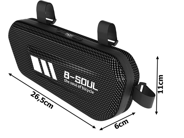 Bolsa portaequipajes debajo del cuadro bolsa rígida impermeable para bicicleta