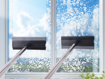 Nettoyeur de vitres racloir avec éponge télescopique manche pour vitres miroirs sols