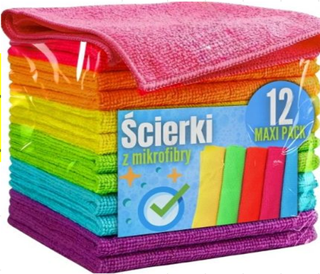 MIKROSZÁLAS TÖRLŐKENDŐK 30X30 12 DB (120)