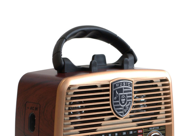 Radio mobile retro cuisine fm am bluetooth usb antenne rechargeable