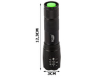 Latarka taktyczna bailong zoom cree led t6 q3 uv