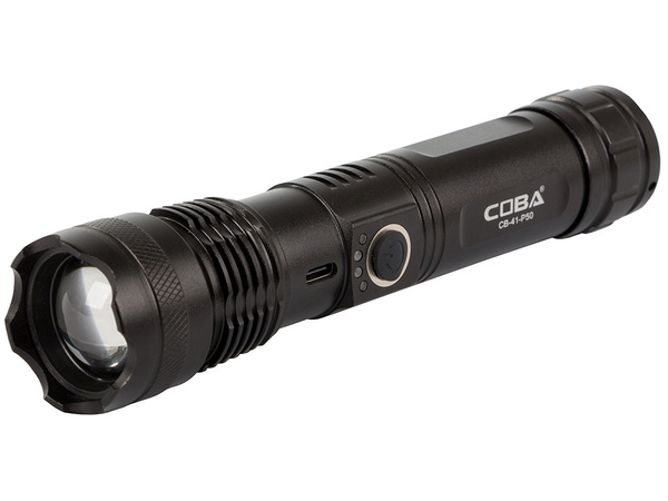 Militārais taktiskais lukturītis zoom coba xhp50 usb