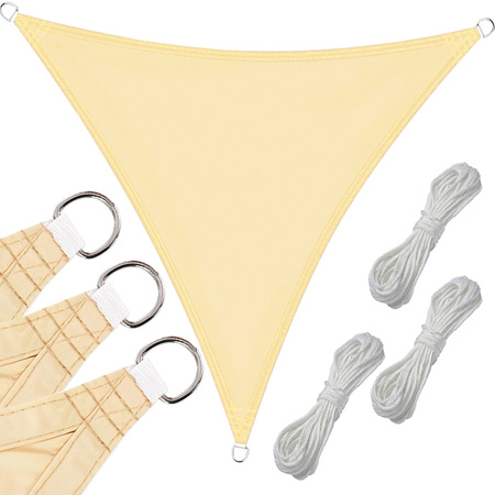 3x3x3m waterproof garden sunshade triangle