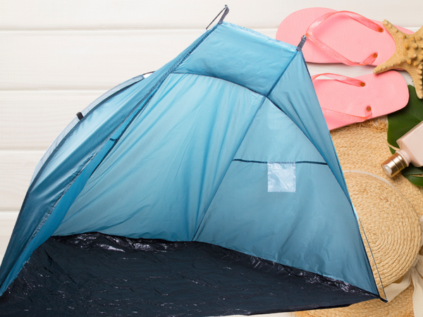 Beach tent large tourist screen for the beach sun protection