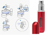 Atomizer podróżny z rozpylaczem do perfum flakon 5ml dozownik na perfumy