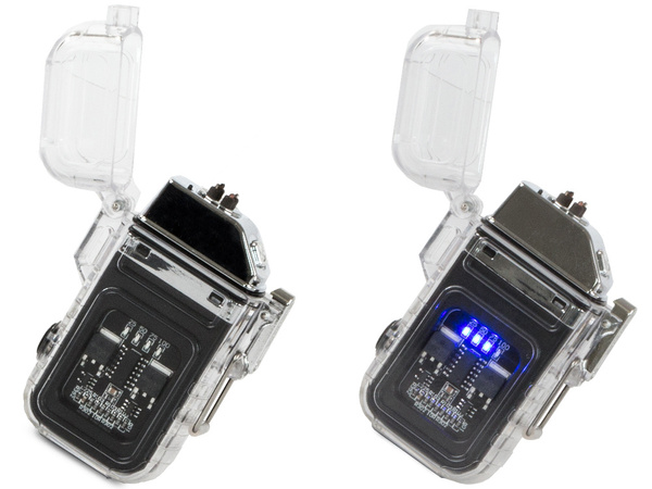 Briquet plasma avec lampe led électrique usb