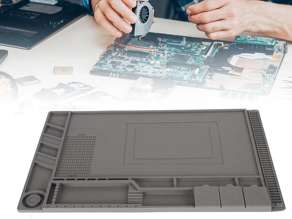 Silikonová servisní podložka pro pájení velká podložka 30x45 magnet