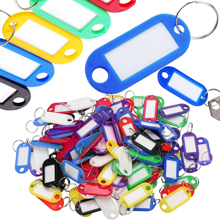 Key ring key tag 100 pcs