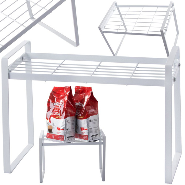 Одноярусная металлическая полка для кухонной столешницы кухонный органайзер лофт стенд