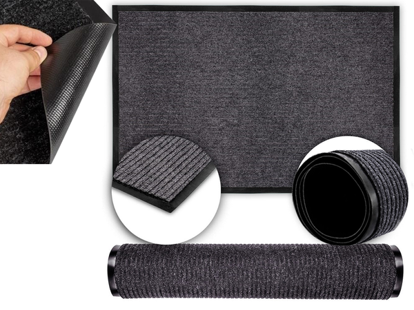 Pogumovaná rohožka na boty pod vchodové dveře domu 40 x 60