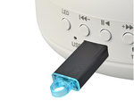 Led éjszakai fény csillag projektor aurora égbolt projektor bluetooth hangszóró