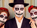 Tetovanie halloween falošné zuby realistické umývateľné dočasné prestrojenie