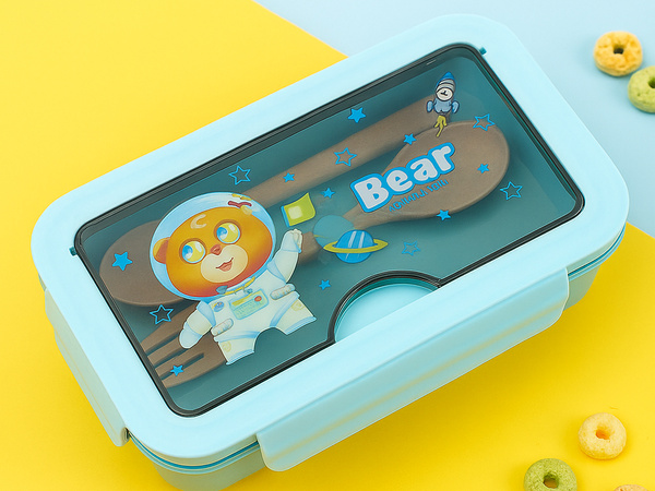 Lunchbox breakfast box breakfast container for school compartments cutlery