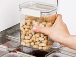 Recipientes para alimentos para pasta recipiente para alimentos con precinto juego de 5 unidades