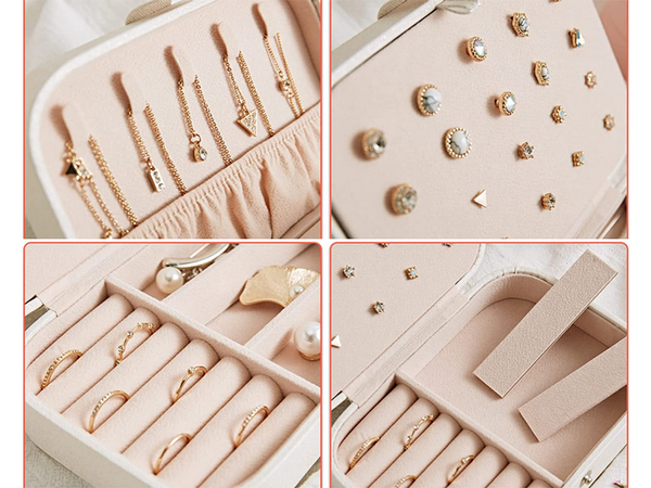 Skrynios organizatorius papuošalų dėžutė elegantiška erdvi dėžutė